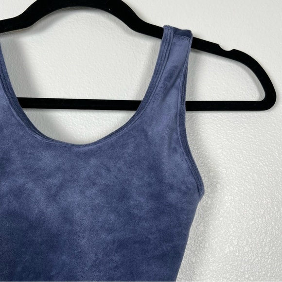 AERIE Offline Cropped Velvet tank Blue Sz‎ XXS - Picture 2 of 6